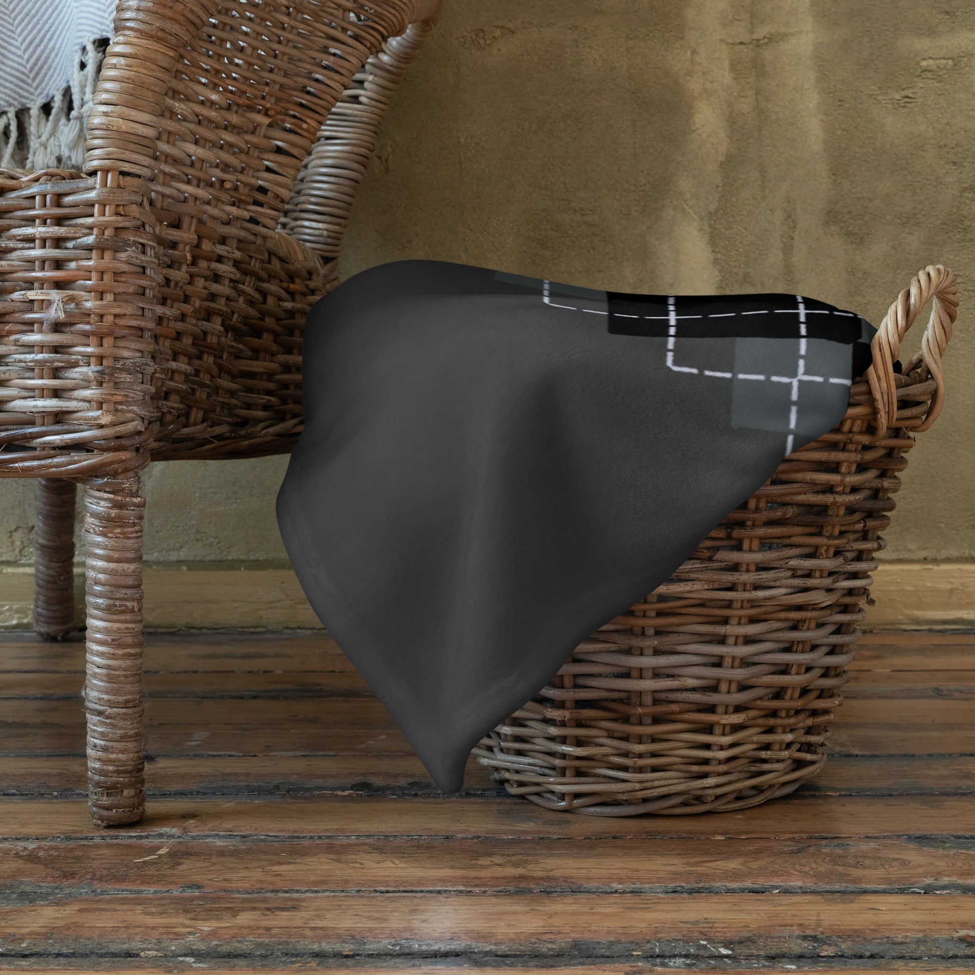 argyle throw blanket