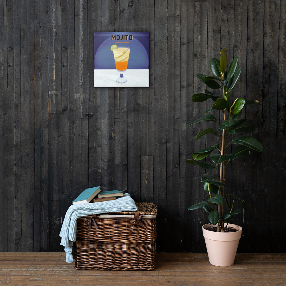 Wall Art Mojito Cocktail Painting