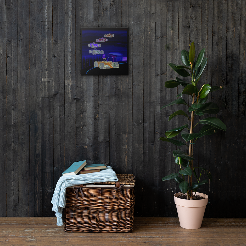 Wall Art Futuristic Motorsport Painting