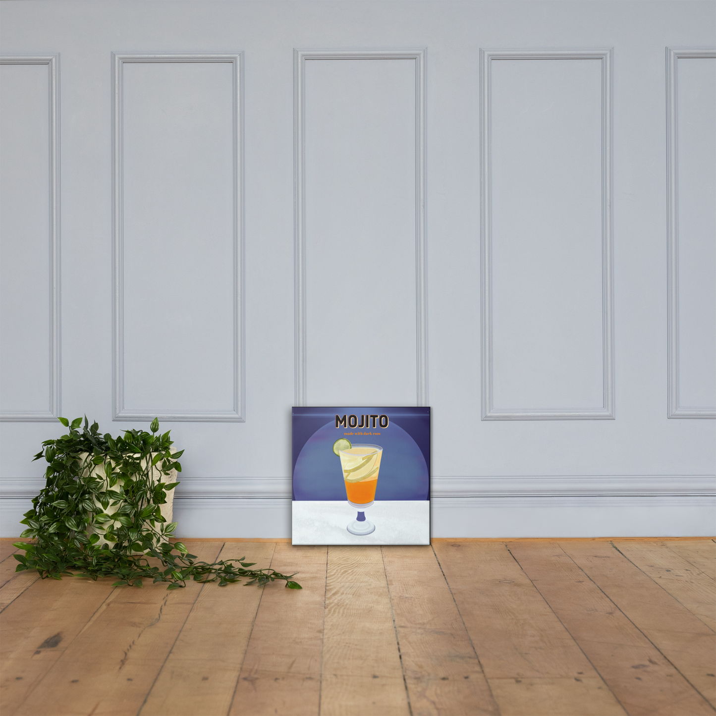 Wall Art Mojito Cocktail Painting