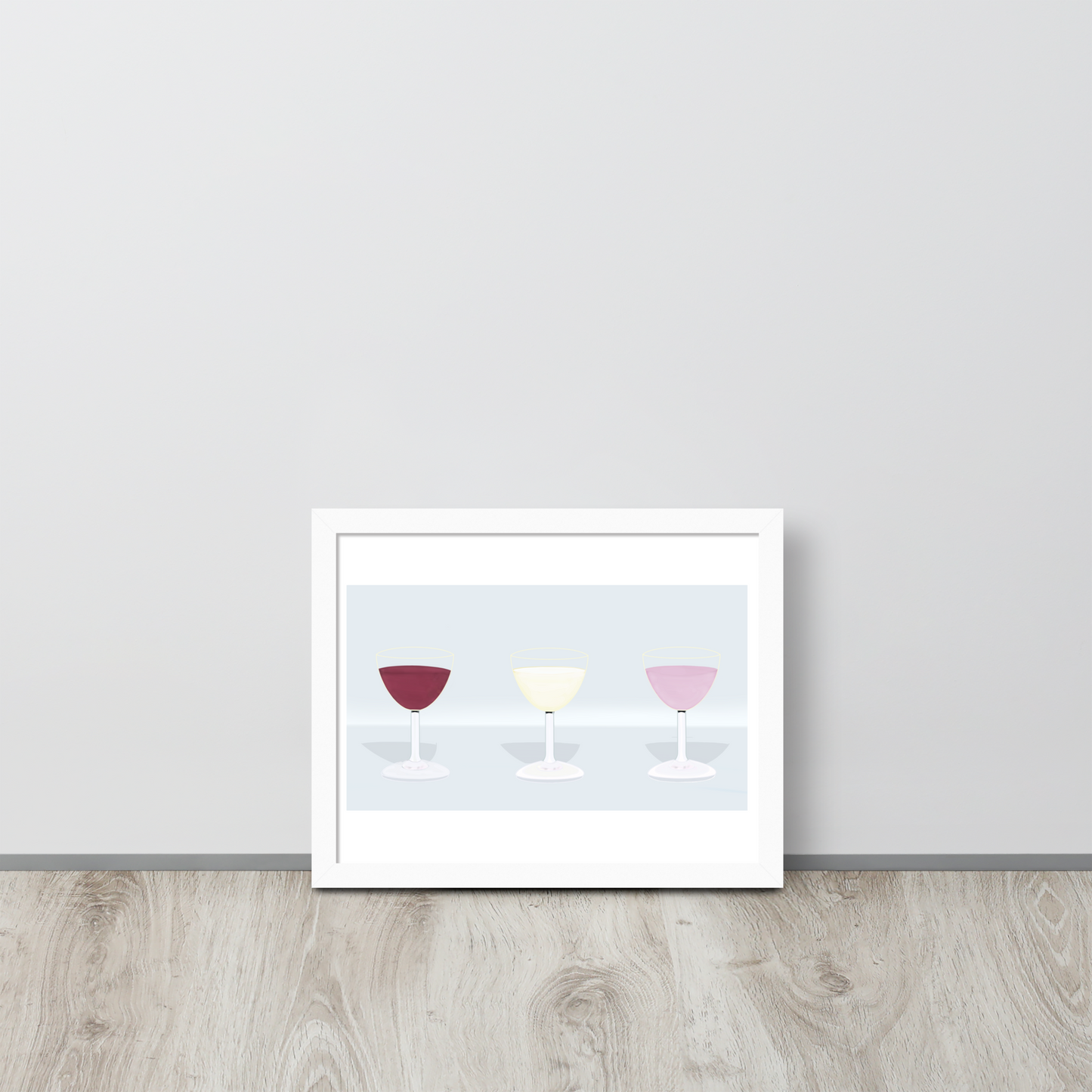 Wall Art Wine Trio Painting